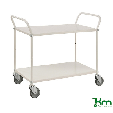 Kongamek Coloured trolley with 2 shelves KM4105B