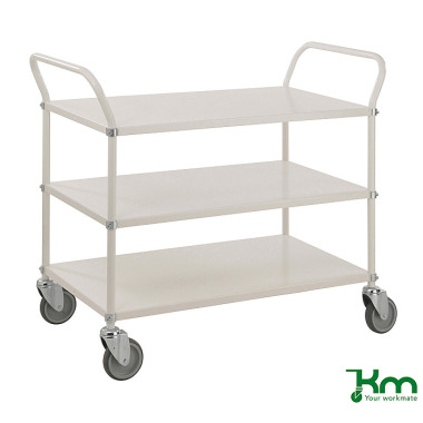 Kongamek Coloured wagon with 3 shelves KM4106B