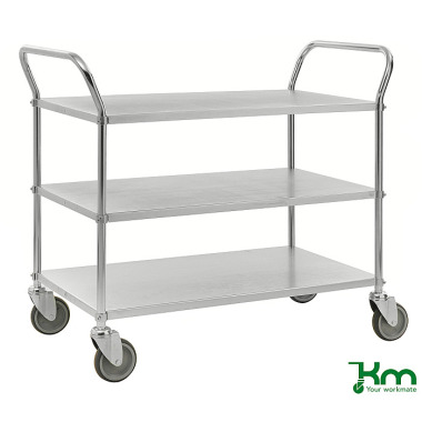 Kongamek Coloured wagon with 3 shelves KM4106-E