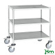 Kongamek Fully welded stainless steel trolley 3 shelves, C3 KM60368MRU