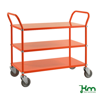 Kongamek Coloured trolley with 3 shelves KM6106B