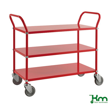 Kongamek Coloured trolley with 3 shelves KM7106B