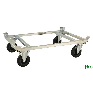 Kongamek Galvanised pallet trolley with pallet holder KM217-EPB