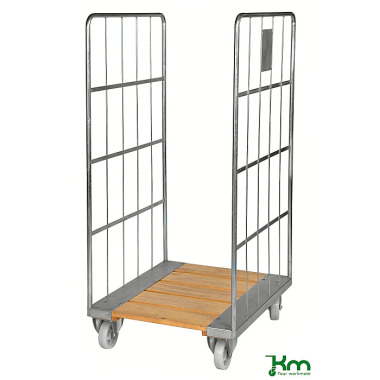 Kongamek Roll container with wooden shelves KM84