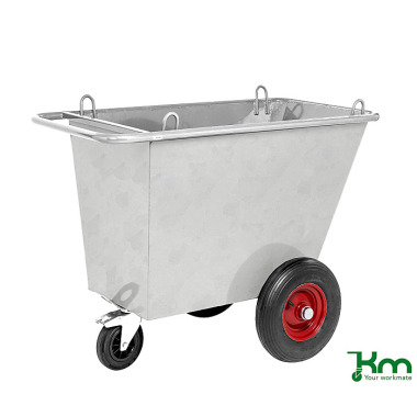 Kongamek Waste trolley 400 l KM400-HDG-LG