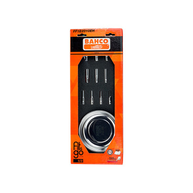 BAHCO Fit&Go 1/3 foam insert with set of 1/4 socket wrench inserts, long - 11 pieces FF1E2010EH