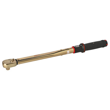 BAHCO Spark-free, mechanical torque wrench, triggering, with quick adjustment, fixed ratchet head with push-through square - 16 Nm-200 Nm NS041-16-200