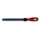 BAHCO Öberg half-round rasp, with handle, 150 mm, cut 2 6-342-06-2-2