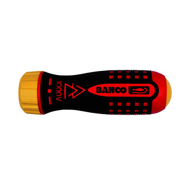 BAHCO 1000 V Ratchet Screwdriver Handle, Slim 808060