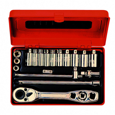 BAHCO Refrigeration Tool Kit, 1/4, Metric, 19-piece R6725MK