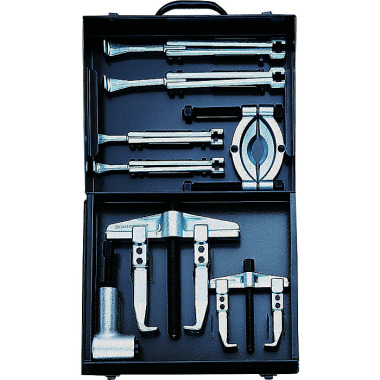 BAHCO puller and cutting knife set in a metal case 4574