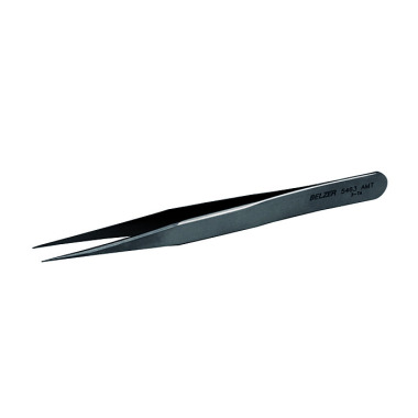 BAHCO Tweezers, antimagnetic, titanium, microfine tips, 120 mm 5463 AMT