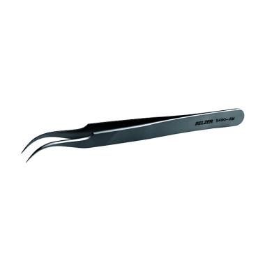 BAHCO Electronic tweezers, stainless steel, extra fine tips, 115 mm 5490 AM