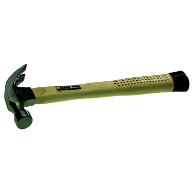 BAHCO Claw hammer, wooden handle, 760 g, 365 mm, head 30 x 140 mm 427-20