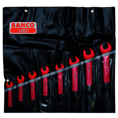 BAHCO Single-ended wrench set, insulated, 8-piece 6MV/8T