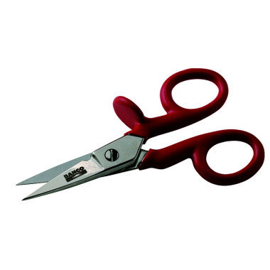 BAHCO Electrician’s scissors, with recess, insulated, 130 mm SC127V