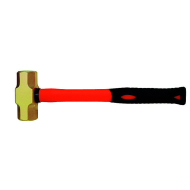 BAHCO Sledgehammer, non-sparking, fiberglass handle, aluminum bronze, 450 g NS502-450-FB