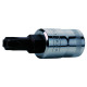 BAHCO 1/4 screwdriver bit for TORX® screws with pin, TR-8, self-service packaging SB6709TORX-R-T8