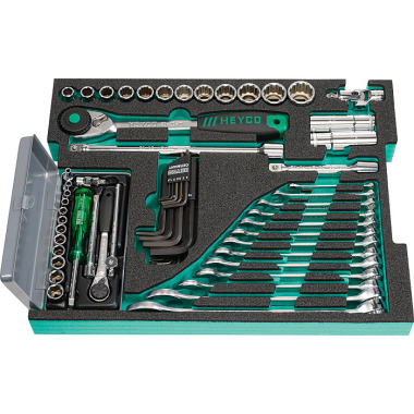 Heyco Tool set for L-Boxx, module 1, 65 pcs. 00067800182