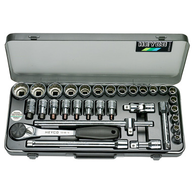 Heyco Socket Set, 32 pcs., 1/2" 00079001083