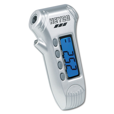 Heyco Digital Tyre Gauge with 3 function in sales display 01857000000