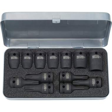 Heyco IMPACT Combined socket- and screwdriver socket sets, 13 pcs. 06300500036