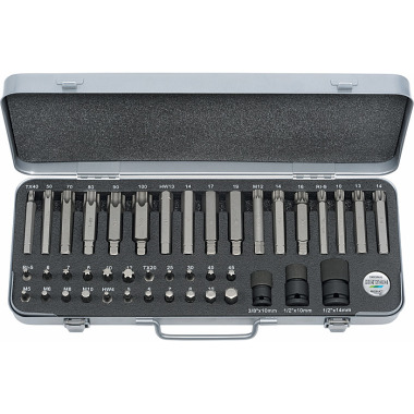 Heyco IMPACT-Tool set for operation with compressed air, 45 pcs. 06700904200