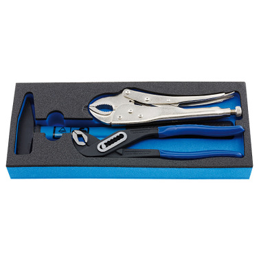 Heyco Set of pliers and hammer, 3 pcs. 50829000500