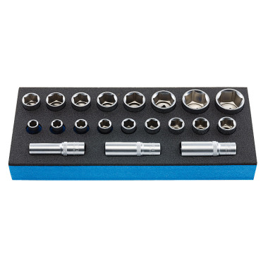 Heyco Socket set, 20 pcs. 50829001283