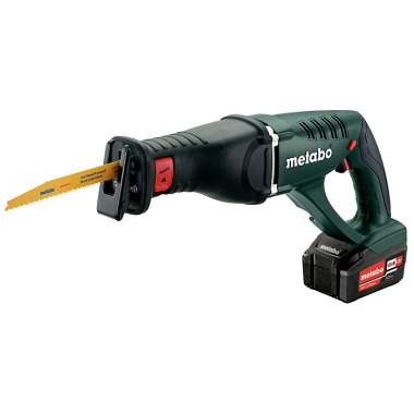 Metabo Akku-Säbelsäge ASE 18 LTX (602269650) Kunststoffkoffer 18V 2x5.2Ah Li-Power + ASC 55