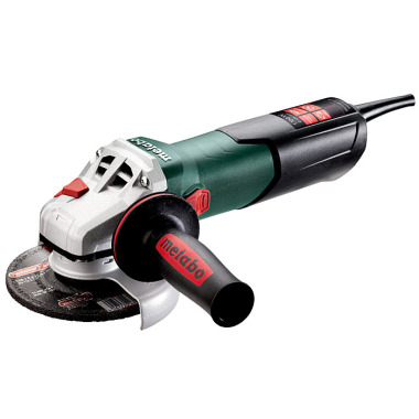 Metabo Winkelschleifer WEV 11-125 Quick (603625000) mit Drehzahlregelung, Schnellspannnmutter Karton