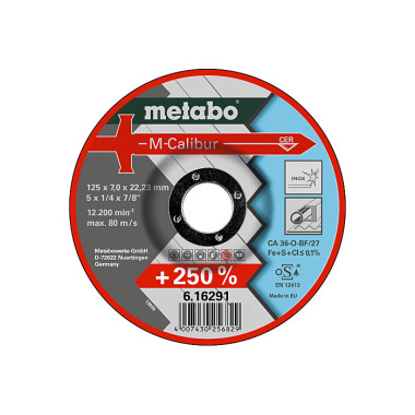 Metabo M-Calibur 125 x 7,0 x 22,23 Inox, SF 27 (616291000)