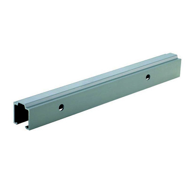 Woelm HELM 53/73 carril de rodadura de aluminio en bruto, 1300 mm, perforada lateralmente 00604601