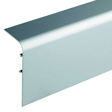 Woelm HELM 150 W tapa aluminio en blanco, montaje en pared, longitud por metro 150110003022