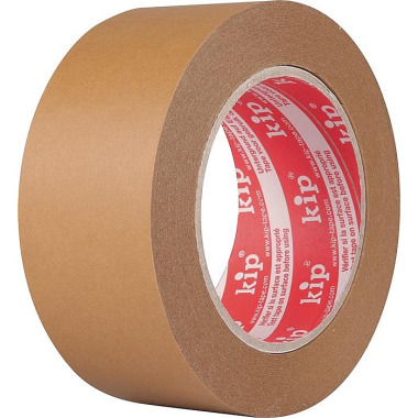 Verpackungsklebeband Papier braun L.50m B.48mm Rl.KIP 3339-48