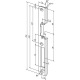 Winkelschließbl.63 B VA B.25mm L.250mm ktg.DIN L ASSA ABLOY -------63B35-04