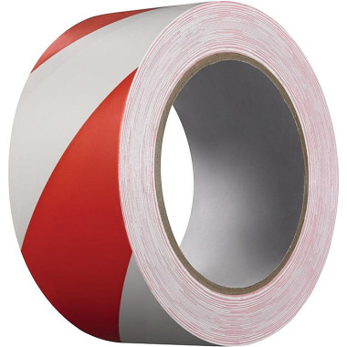 Warnband Extra 339 PVC rot/weiß L.33m B.50mm Rl.KIP 339-58