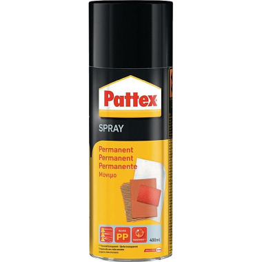 Sprühkleber Powerspray permanent transparent/leicht beige 400 ml Spraydose PATTEX PXSP6 / 272776