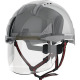 Industriekletterhelm EVO® VISTAshield® Dualswitch™ weiß/rauch ABS AMH270-405-F00