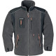 Fleecejacke Gr.L dunkelgrau/schwarz/orange TERRATREND 6657 FB.6351-L