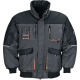 Pilotenjacke Gr.M dunkelgrau/schwarz/orange TERRATREND 4629-6310-M