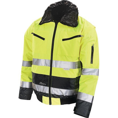 Warnschutz-Pilotenjacke Gr.XL gelb/grau PREVENT 174ZG/XL