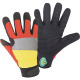 Forstschutzhandschuh WOODS Mechanics Gr.L schwarz/rot/gelb EN 388,EN ISO 11393 PSA III 1973-L