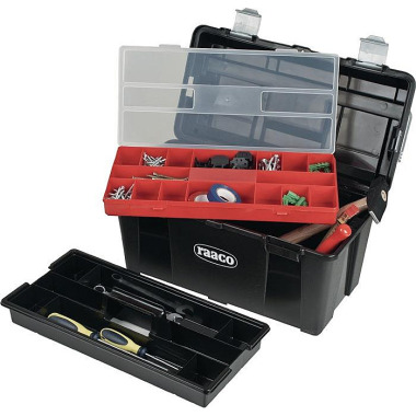 Werkzeugkoffer Toolbox 31-26 B445xT230xH235mm PP RAACO 715140