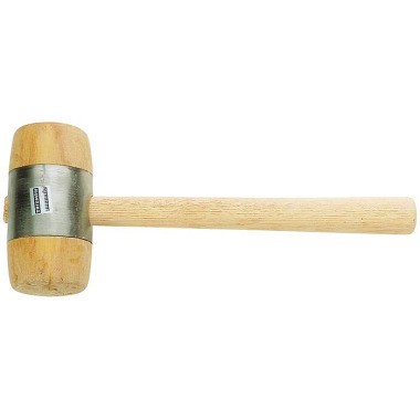 Holzhammer Kopf-Ø 60mm 340g Weißbuche 2