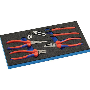 Werkzeugmodul 4-tlg.1/3-Modul Zangensatz KNIPEX S4000871292