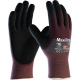 Handschuhe MaxiDry® 56-425 Gr.8 violett/schwarz EN 388 PSA II ATG 2372-8