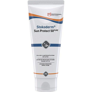 UV-Hautschutzcreme Stokoderm® Sun Protect 50 PURE 100ml unparfümiert Tube SPC100MLEE