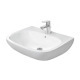 Duravit Waschtisch D-CODE m ÜL HLB 1 Hahnloch 650x 500mm weiß 2310650000