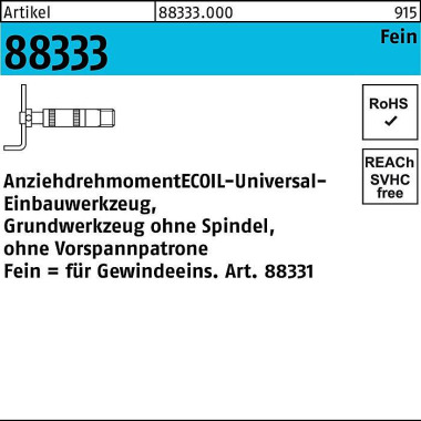 Einbauwerkzeug R 88333 Gr undteil NR. 4 M14 -M16 St ahl 1 Stück AMECOIL 883330000040000